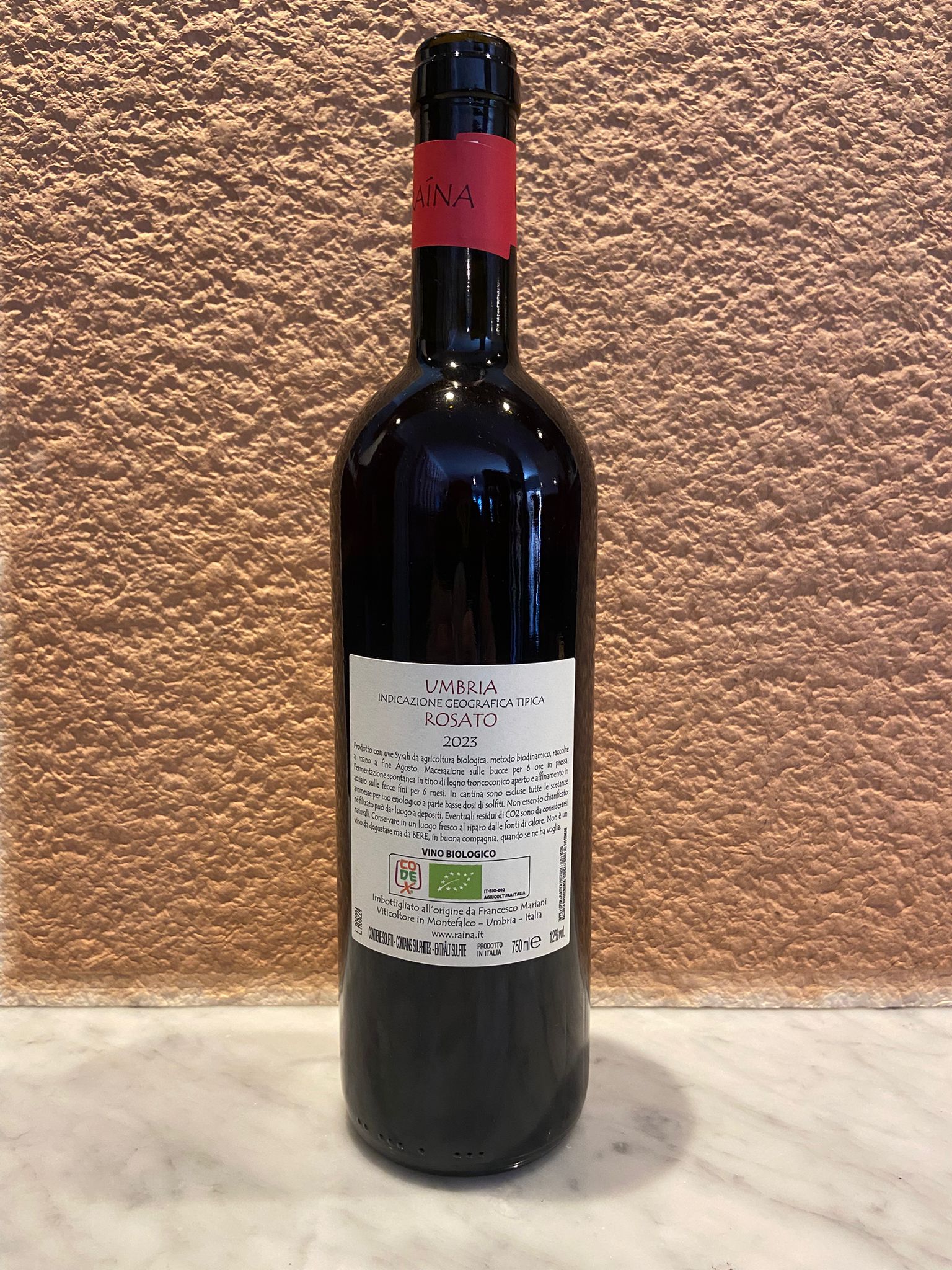 La Peschiera di Pacino - Vino Rosato del 2023 - Cantina Raìna