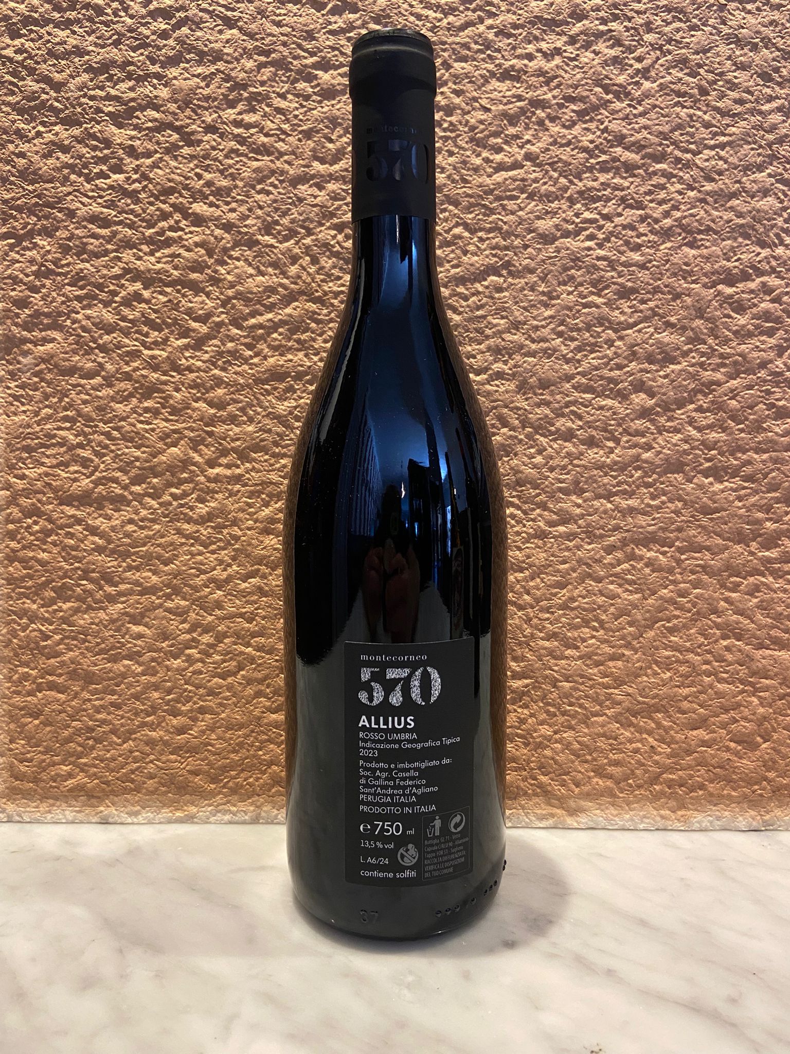 Vino Rosso Allius del 2023 - Cantina Montecorneo 570